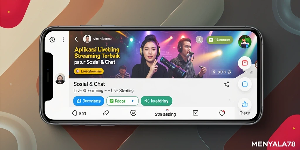 Screenshot utama MENYALA78 menunjukkan antarmuka pengguna yang interaktif dan menarik.