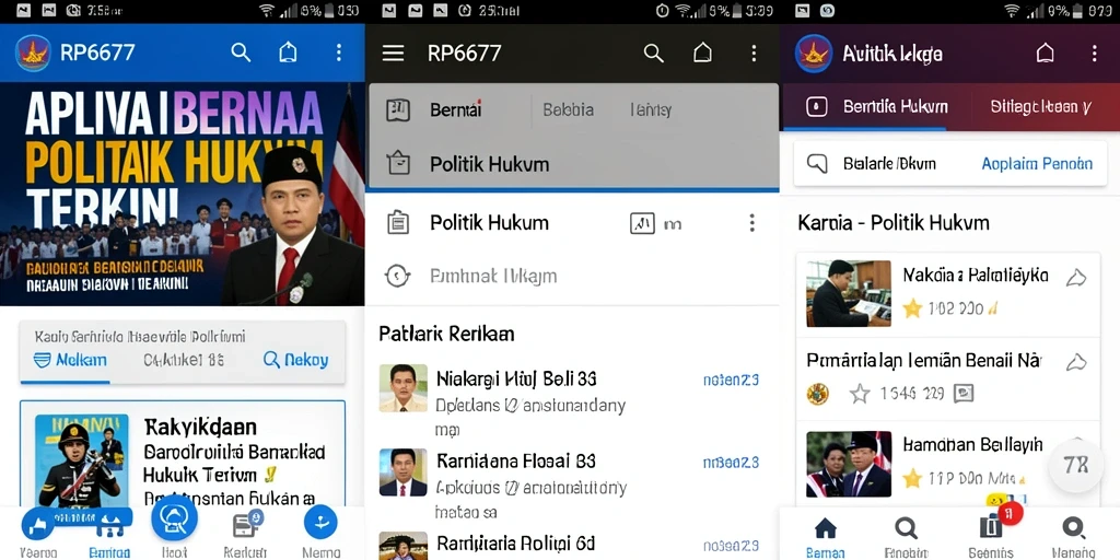 Tampilan antarmuka RP6677 yang informatif dan interaktif.